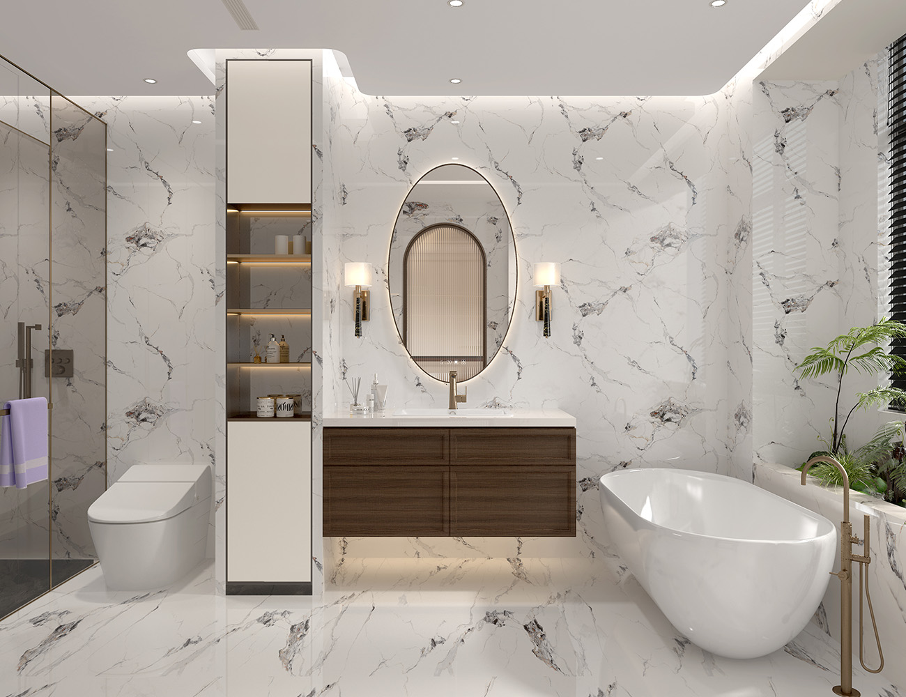 marble panels
