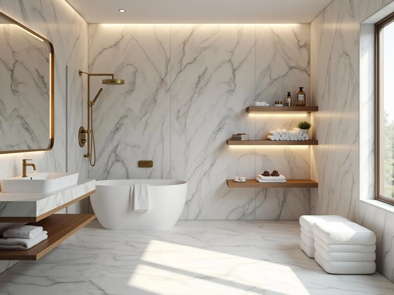 Modern Bathroom Wall Panel Designs