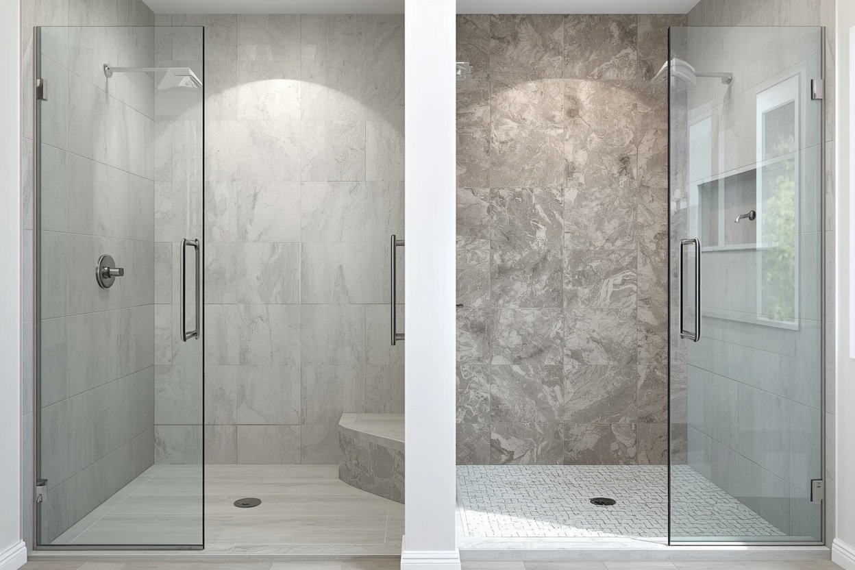 PVC vs SPC Shower Panels