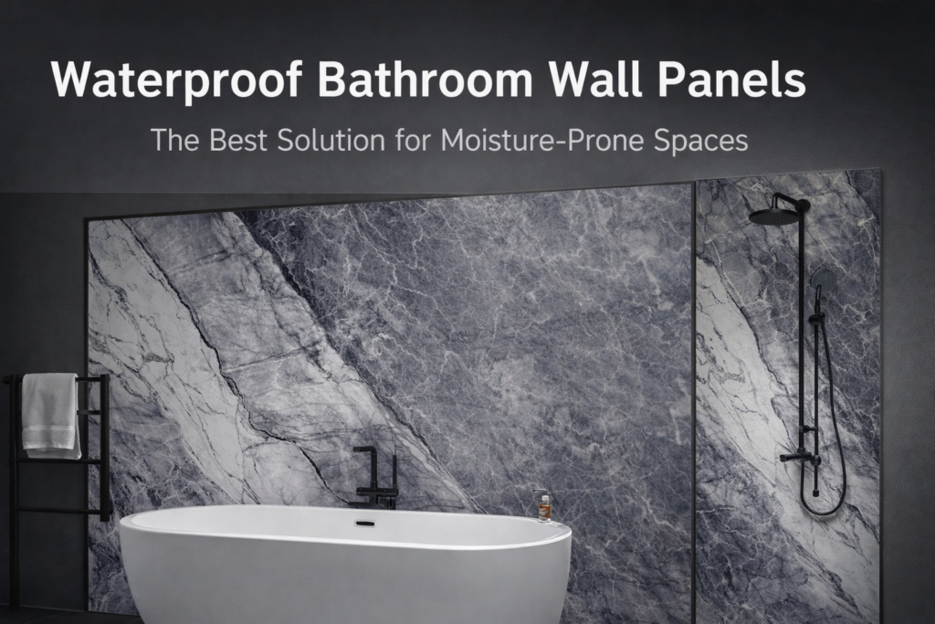 moisture-resistant bathroom wall panels