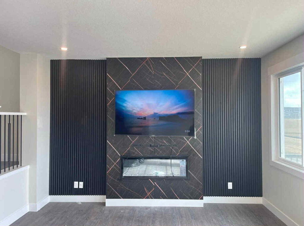 Modern Entertainment Wall Setup