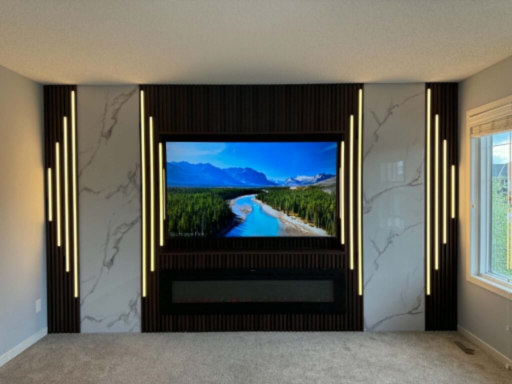 Modern Entertainment Wall Setup